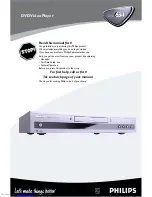 Philips DVD634 Owner'S Manual preview