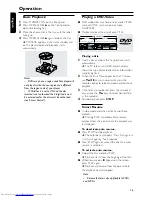 Preview for 16 page of Philips DVD723 User Manual