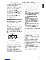 Preview for 17 page of Philips DVD740VR/001 Owner'S Manual