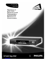 Philips DVD750 Instructions For Use Manual preview