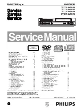 Preview for 1 page of Philips DVD755VR Service Manual