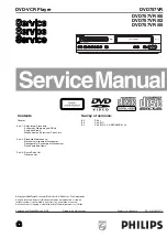 Preview for 1 page of Philips DVD757VR /00 Service Manual