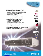 Philips DVD761 Specifications preview