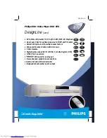 Preview for 1 page of Philips DVD870 DesignLine Specifications