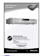 Preview for 1 page of Philips DVD870L/001 Owner'S Manual