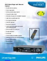 Philips DVD940AT Specifications preview