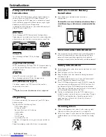 Предварительный просмотр 6 страницы Philips DVD952 Owner'S Manual