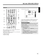 Предварительный просмотр 79 страницы Philips DVDR 725H/00 Operating Instructions Manual