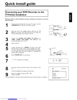 Предварительный просмотр 122 страницы Philips DVDR 77 Owner'S Manual