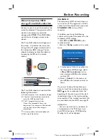 Preview for 27 page of Philips DVDR3300H/05 User Manual