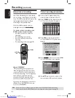 Предварительный просмотр 30 страницы Philips DVDR3305 User Manual