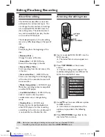 Предварительный просмотр 34 страницы Philips DVDR3305 User Manual