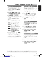 Предварительный просмотр 35 страницы Philips DVDR3305 User Manual