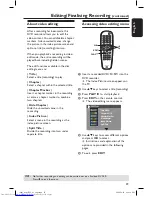 Предварительный просмотр 39 страницы Philips DVDR3305 User Manual