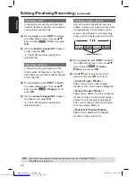 Предварительный просмотр 40 страницы Philips DVDR3305 User Manual