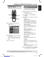 Предварительный просмотр 47 страницы Philips DVDR3305 User Manual