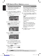 Предварительный просмотр 54 страницы Philips DVDR3305 User Manual