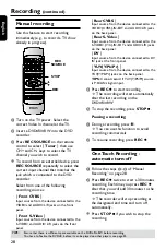 Preview for 28 page of Philips DVDR3345 User Manaul