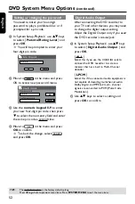 Preview for 52 page of Philips DVDR3345 User Manaul