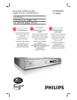 Preview for 1 page of Philips DVDR3350H User Manual