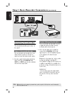 Preview for 18 page of Philips DVDR3350H User Manual