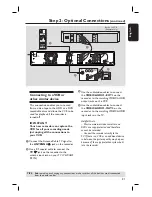 Preview for 21 page of Philips DVDR3350H User Manual