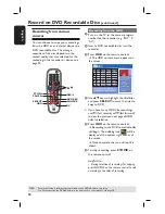 Preview for 38 page of Philips DVDR3350H User Manual