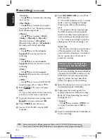 Preview for 56 page of Philips DVDR3355 User Manual