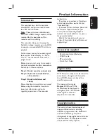 Preview for 9 page of Philips DVDR3360H User Manual