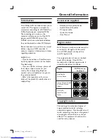 Preview for 9 page of Philips DVDR3365 User Manual