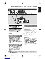 Preview for 11 page of Philips DVDR3365 User Manual