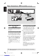 Preview for 12 page of Philips DVDR3365 User Manual