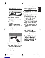 Preview for 21 page of Philips DVDR3365 User Manual