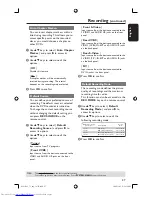 Preview for 27 page of Philips DVDR3365 User Manual