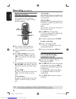 Preview for 28 page of Philips DVDR3365 User Manual