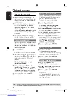 Preview for 42 page of Philips DVDR3365 User Manual