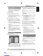 Preview for 43 page of Philips DVDR3365 User Manual