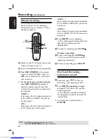 Preview for 24 page of Philips DVDR3380 User Manual