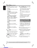 Preview for 26 page of Philips DVDR3380 User Manual