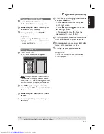 Preview for 31 page of Philips DVDR3380 User Manual