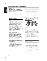 Preview for 8 page of Philips DVDR3390 User Manual