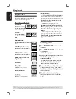 Preview for 44 page of Philips DVDR3390 User Manual