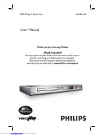 Philips DVDR3400 User Manual preview