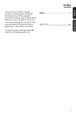 Preview for 3 page of Philips DVDR3408 User Manual