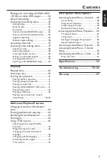 Preview for 7 page of Philips DVDR3408 User Manual