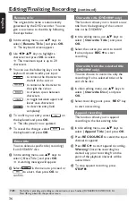 Preview for 36 page of Philips DVDR3408 User Manual