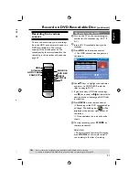 Preview for 37 page of Philips DVDR3425H User Manual