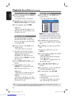 Предварительный просмотр 44 страницы Philips DVDR3450H/05 User Manual