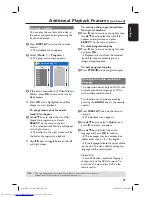 Предварительный просмотр 49 страницы Philips DVDR3450H/05 User Manual