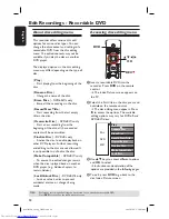 Предварительный просмотр 54 страницы Philips DVDR3450H/05 User Manual